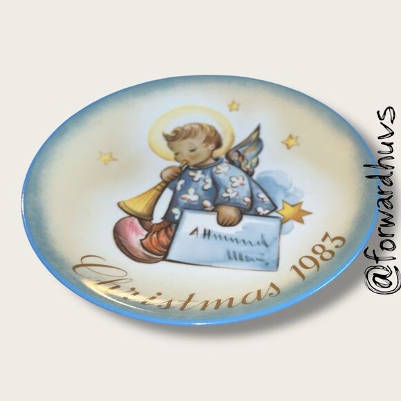 1983 Berta Hummel Collector Plate – “Angelic Messenger” - No Box - Picture 6 of 7